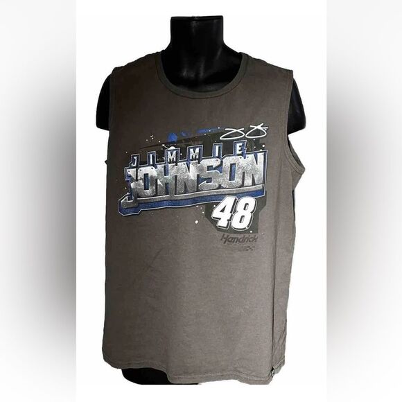 Jimmie Johnson #48 Nascar Men's Wedge Tank Top Chase Authentics Size Large - Picture 1 of 3